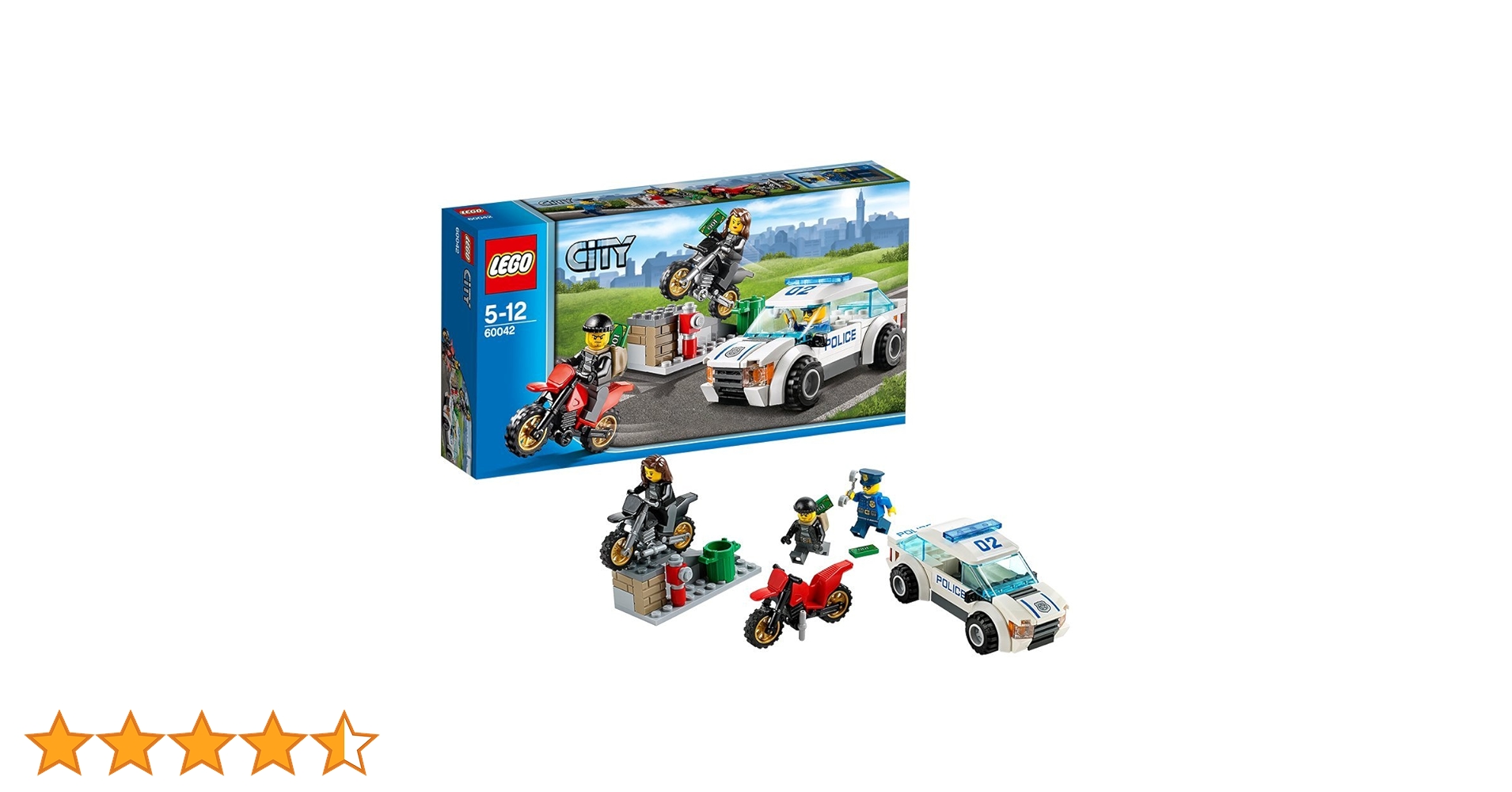 Amazon.co.jp: レゴ シティ ポリスカーとドロボウのバイク 60042